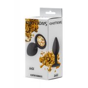 Анальная пробка Emotions Cutie Golden crystall