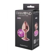 Анальная Пробка Diamond Amethyst Shine