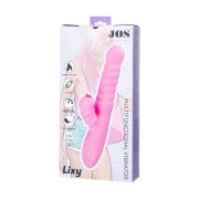 ВИБРАТОР JOS LIXY, С ФУНКЦИЕЙ UP&DOWN, СИЛИКОН, РОЗОВЫЙ, 23 СМ