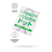 Презервативы Sagami, точечные, латекс, 18,5 см, 5,2 см, 1 шт.