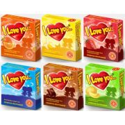 ПРЕЗЕРВАТИВЫ «I LOVE YOU» № 3 в ассортименте