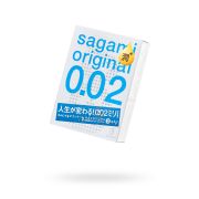 ПРЕЗЕРВАТИВЫ ПОЛИУРЕТАНОВЫЕ SAGAMI ORIGINAL 002 3'S EXTRA LUB