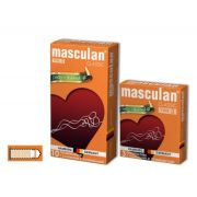 ПРЕЗЕРВАТИВЫ MASCULAN 3 CLASSIC (С КОЛЕЧКАМИ И ПУПЫРЫШКАМИ) 3 штуки