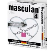 ПРЕЗЕРВАТИВЫ MASCULAN, Ультрапрочные, Ultra Safe Black