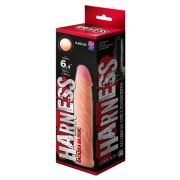 Насадка для страпона HARNESS с коннектором BLACK LINE, L 165 мм, D 35 мм