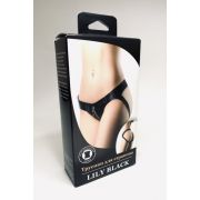 ТРУСИКИ ДЛЯ СТРАПОНА LILY BLACK