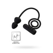 Анальная пробка Erotist с дополнительной стимуляцией, силикон, черная