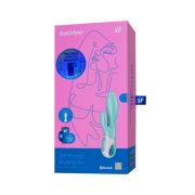 НЕРЕАЛИСТИЧНЫЙ ВИБРАТОР SATISFYER AIR PUMP BUNNY 5, СИЛИКОН, ЗЕЛЕНЫЙ, 15 СМ.