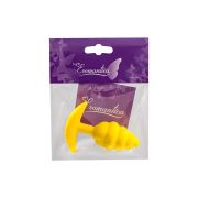 Анальная втулка Eromantica Vikki желтая 9 см