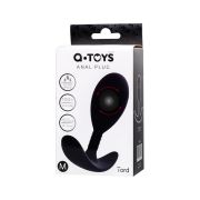 Анальная втулка A-Toys by TOYFA Tord, силикон, черная