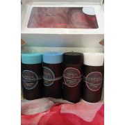 Набор свечей Wax Play 40-45°С, 45-50°С, 50-55°С, 55-60°С, 4 шт., ручная работа, 150 г*4