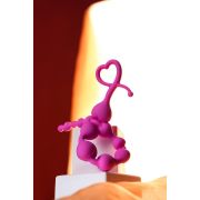 Анальная цепочка  Long Sweety, силикон, розовая, 34 см, 2,7