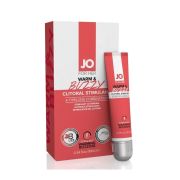 Клиторальный гель с контрастом температур и вибрацией JO WARM & BUZZY (10 мл)