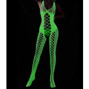 Боди-комбинезон сетка с доступом Shelly светящийся в темноте