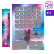 Плакат для пар со скретч-слоем «30 дней секса»,  18+