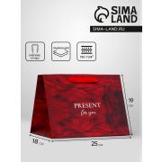 Пакет подарочный с широким дном, Presen