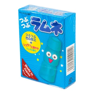 Презервативы латексные Sagami Lemonade №5, 19 см — точечные ароматизированные японские презервативы с лимонадным вкусом для сочного орального и вагинального удовольствия!