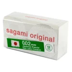 Презервативы Sagami Original 0.02, полиуретан, 19 см, 5.8 см, 12 шт — самые тонкие в мире не-латексные презервативы для гипоаллергенной защиты и натурального удовольствия!