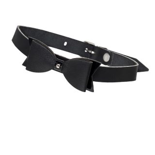 Чокер Black tie от Pecado BDSM, натуральная кожа, 45 см
