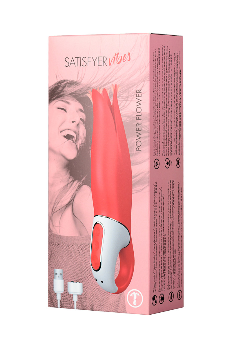 ВИБРАТОР НЕРЕАЛИСТИЧНЫЙ SATISFYER VIBES POWER FLOWER ВИБРАТОР НЕРЕАЛИСТИЧНЫЙ SATISFYER VIBES POWER FLOWER