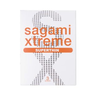 ПРЕЗЕРВАТИВЫ SAGAMI, XTREME, 0.04, ЛАТЕКС, 19 СМ, 5,4 СМ, 3 ШТ.