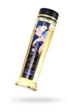 Shunga Масло для массажа Seduction Midnight flower, натуральное, возбуждающее, с цветочным ароматом — изображение 3