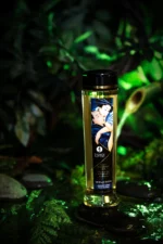 Shunga Масло для массажа Seduction Midnight flower, натуральное, возбуждающее, с цветочным ароматом — изображение 6