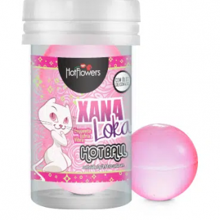 Лубрикант HOT BALL XANA LOKA на силиконовой основе с эффектом вибрации