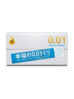Презервативы полиуретановые SAGAMI ORIGINAL 001 12'S EXTRA LUB — премиальные не-латексные презервативы с двойной смазкой для максимальной скользкости и гипоаллергенной защиты! — изображение 3