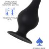 АНАЛЬНАЯ ВТУЛКА EROTIST SPADE XS, САЙЛЕКСПАН, ЧЁРНЫЙ, 6,5 СМ