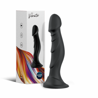 Вибромассажёр SILICONE TOYS BLACK, 9 режимов вибрации