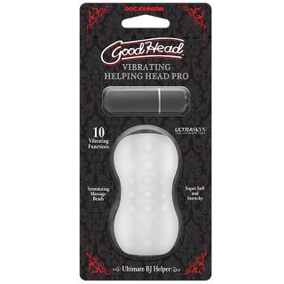 Мастурбатор с вибропулей GoodHead™ от DJ Doc Johnson, 7.6 см