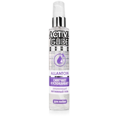 Увлажняющий интимный гель ACTIVE GLIDE ALLANTOIN, 100 г Увлажняющий интимный гель ACTIVE GLIDE ALLANTOIN, 100 г