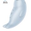 Вакуумный стимулятор клитора Satisfyer Seal You Soon, силикон, голубой, 11 см