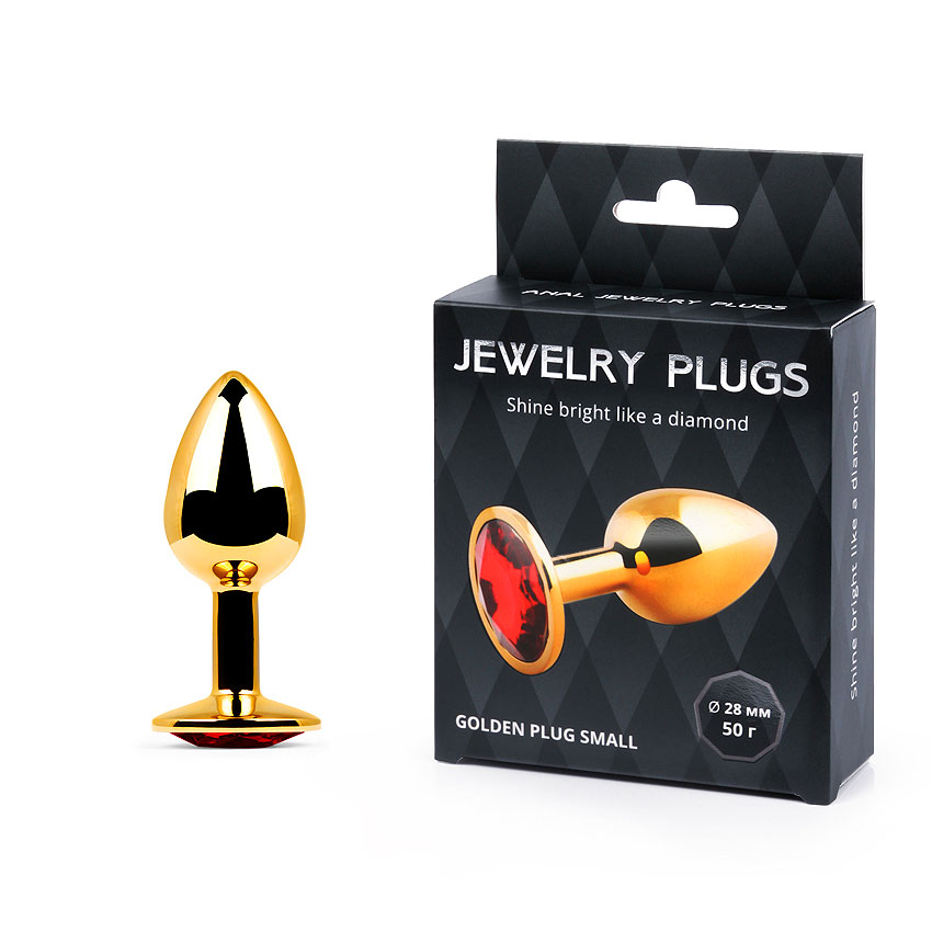 GOLDEN PLUG SMALL, цвет кристалла красный - L 7,2 см D 2,8 см - вес 50г GOLDEN PLUG SMALL, цвет кристалла красный - L 7,2 см D 2,8 см - вес 50г