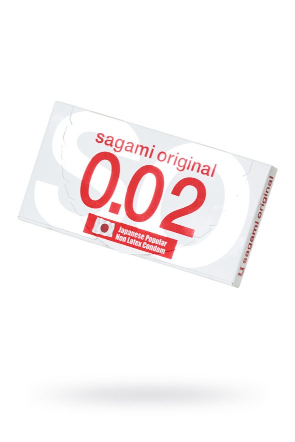 Презервативы Sagami Original 002 мм полиуретановые, 2 шт.
