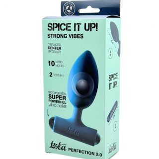 Анальная пробка Perfection 2.0 с перезаряжаемой вибропулей