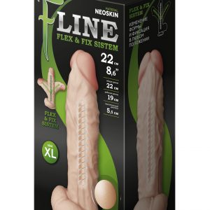 Фаллоимитатор на присоске F LINE L 220 мм D 55 мм