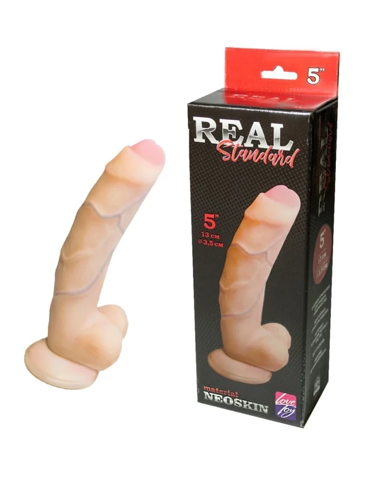 Фаллоимитатор REAL Standard 1, Неоскин, 18 см