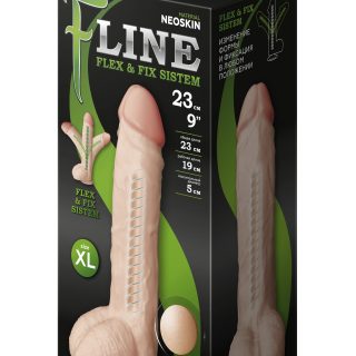Фаллоимитатор на присоске F LINE L 210 мм D 50 мм