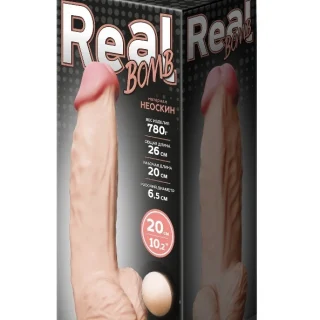 Фаллоимитатор REAL BOMB, 6,5 см