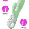 Надувной вибратор-кролик Satisfyer Air Pump Bunny 5+ Connect App
