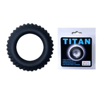 Эрекционное кольцо TITAN 3 с ребрышками