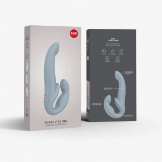 Безремневой страпон SHARE VIBE PRO от Fun Factory