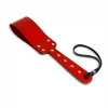 Мягкий паддл Lassy Red, натуральная кожа, 34 см