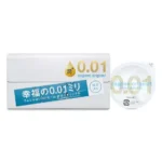 Презервативы полиуретановые SAGAMI ORIGINAL 001 12'S EXTRA LUB — премиальные не-латексные презервативы с двойной смазкой для максимальной скользкости и гипоаллергенной защиты! — изображение 2