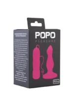 Анальная вибро-втулка POPO Pleasure by TOYFA, TPR, розовый, 10,5 см — мягкая вибрация для анального экстаза! — изображение 3