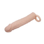 PrettyLove Penis sleeve 7 - закрытая насадка реалистик на фаллос, удлинитель + 5см — изображение 6