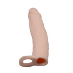 PrettyLove Penis sleeve 7 - закрытая насадка реалистик на фаллос, удлинитель + 5см — изображение 7