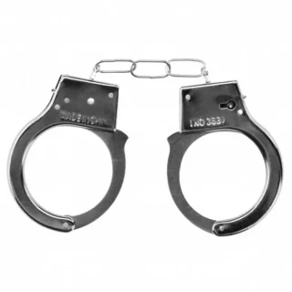 Металлические наручники Beginner's Handcuffs — BDSM для новичков с легким замком!